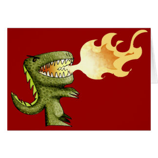 El dinosaurio o el dragón embroma arte con Loston