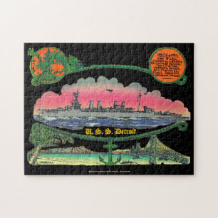 El "Dirty D" USS Detroit Puzzle