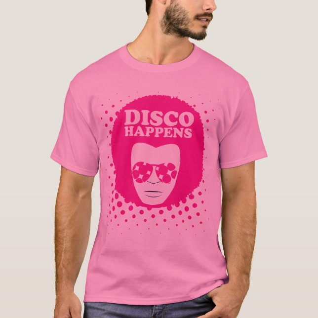 El disco de los hombres sucede camiseta (Anverso)