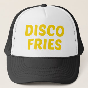 El DISCO FRÍE el gorra del camionero del lema de