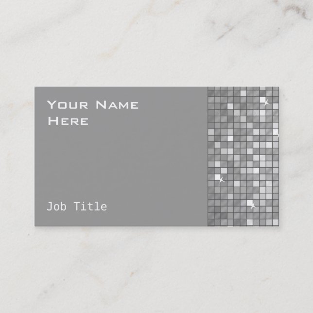 El disco teja el lado de la tarjeta de visita de (Anverso)