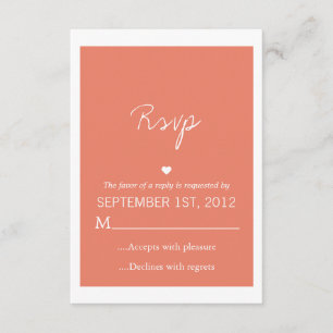 El diseño coralino del amor que casa las tarjetas