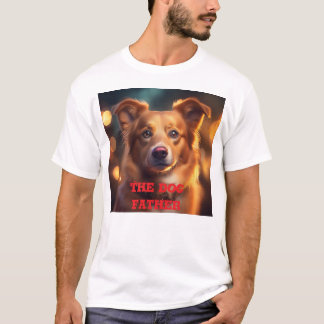 El diseño de la camiseta del padre del perro