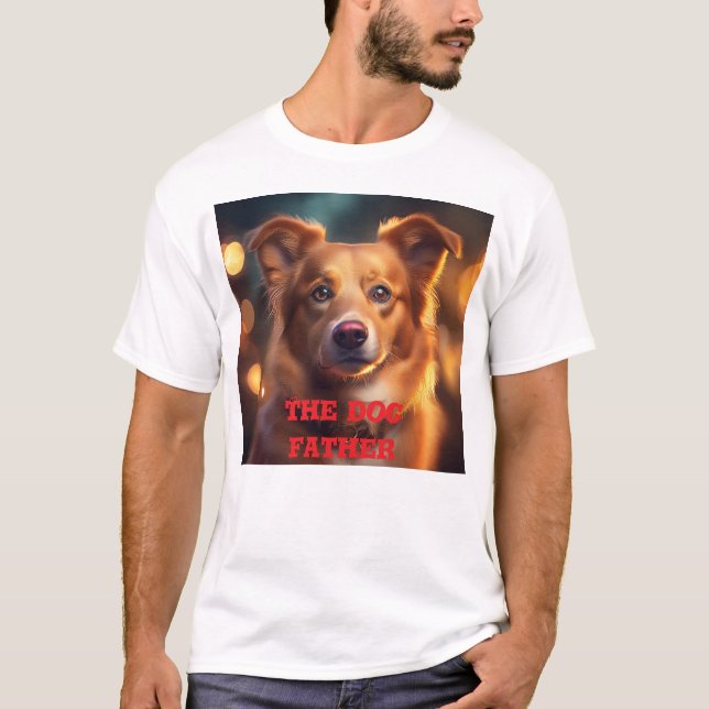 El diseño de la camiseta del padre del perro (Anverso)