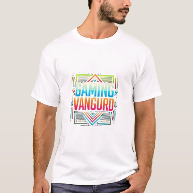 El diseño de la camiseta "Gaming Vanguard" (Anverso)