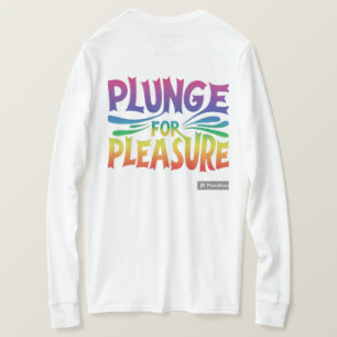 **El diseño de la camiseta incluye la frase "Plung