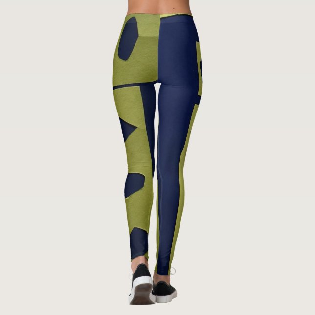 El diseño de Leggings diseñado por IT. (Reverso)
