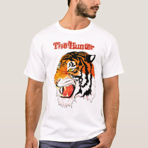 El diseño de los tigres del cazador camiseta básic