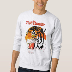 El diseño de los tigres del cazador es sudadera bá