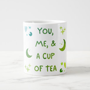 El diseño de tazas de té de ti y yo