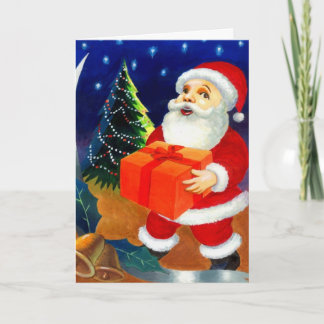 El diseño del árbol de navidad de Santa Claus resa
