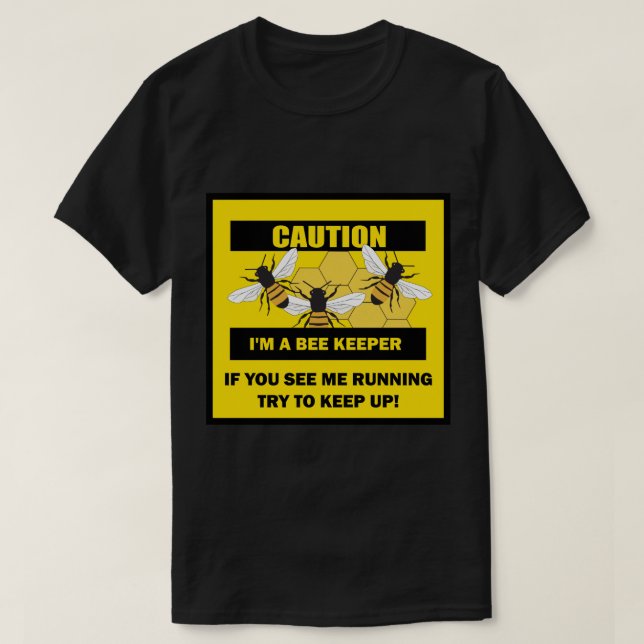 El divertido apicultor que lleva la camiseta de ab (Diseño del anverso)