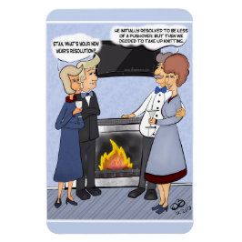 El divertido imán Personalizado de la resolución d