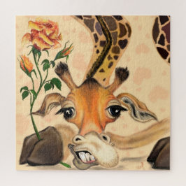 El divertido rompecabezas de la jirafa