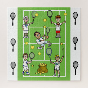 El divertido rompecabezas del tenis masculino
