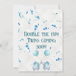 El doble de embarazo a la Invitación de la alegría