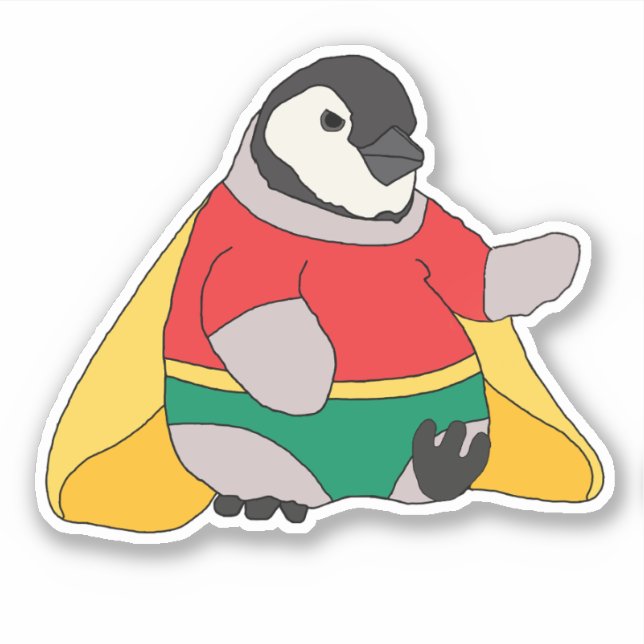 El doble de Pegatina superhéroe (Anverso)