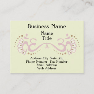 El doble rosado OM perfila la tarjeta