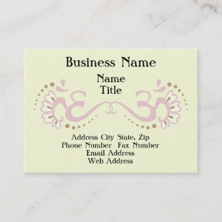 El doble rosado OM perfila la tarjeta