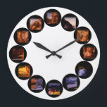 El Doni Tondo oculto por el reloj del muro de Mich<br><div class="desc">Reloj de pared de Personalizable con una famosa pintura (escondida). Puede cambiar fácilmente la imagen de fondo haciendo clic en el botón personalizar.</div>