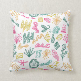 el doodle forma la almohada modelada extracto