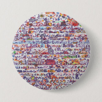 El Doodle guerrea insignia del botón