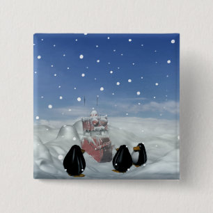 El dormir con el botón de los pingüinos