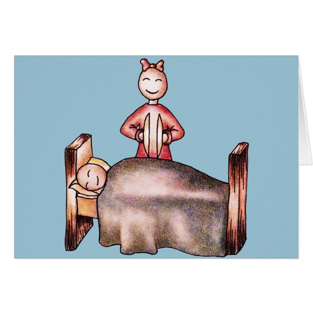 El dormir divertido del muchacho de los platillos (Anverso (Horizontal))