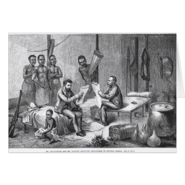 El Dr. David Livingstone (1813-73) y Sr. Henry (Anverso (Horizontal))