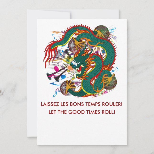El Dragón del Mardi Gras V-2 (Anverso)