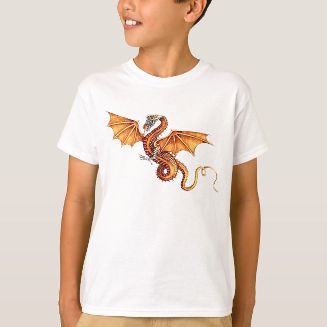 EL DRAGÓN EMBROMA LA CAMISETA (Anverso)