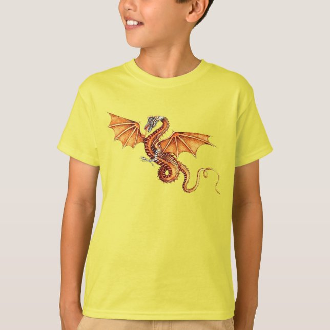 EL DRAGÓN EMBROMA LA CAMISETA (Anverso)