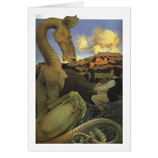 El dragón reacio, Maxfield Parrish (Frente)