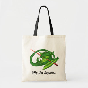 El dragón trabaja la bolsa de asas