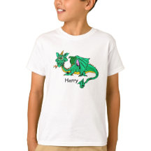 EL DRAGÓN VERDE EMBROMA LA CAMISETA