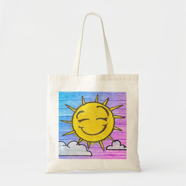 El Driftwood Beach diseño la bolsa de tote de sol. (Frente)