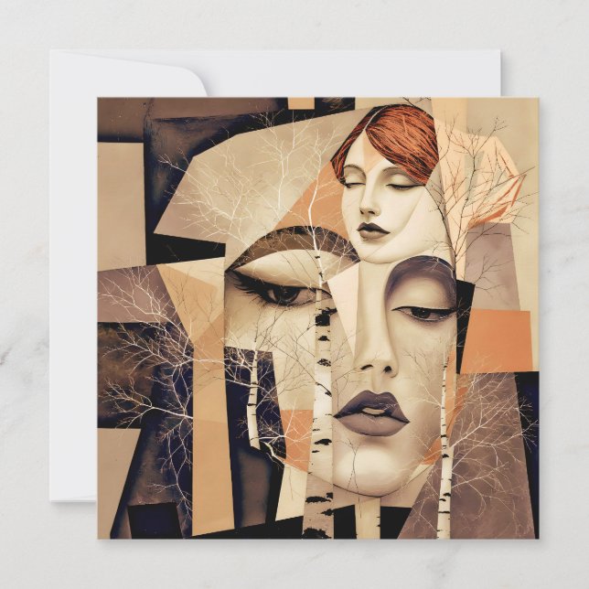 El Eco de “Virelle” – Un Retrato Abstracto (Anverso)
