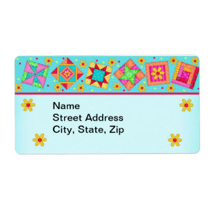 El edredón bloquea la etiqueta de envío de la