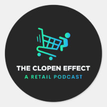 El efecto Clopen - pegatina redondo clásico