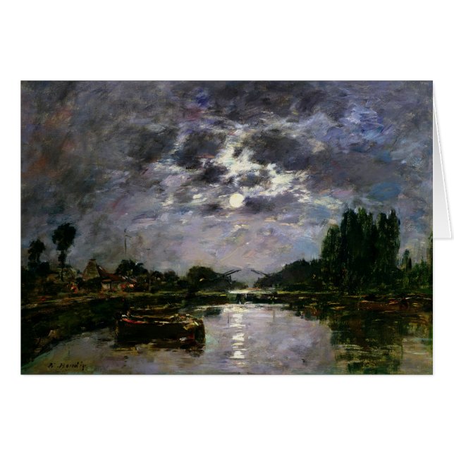El efecto de la luna, 1891 (aceite en lona) (Anverso (Horizontal))