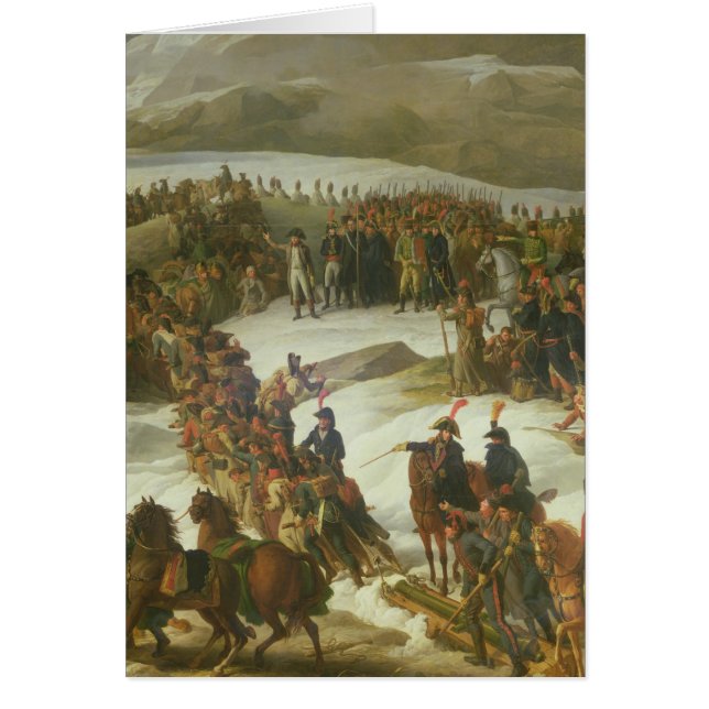 El ejército francés que cruza el paso de St (Frente)