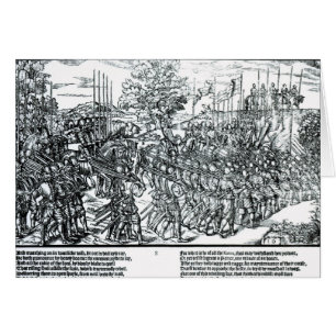 El ejército inglés que marcha con sir Henry Sidn