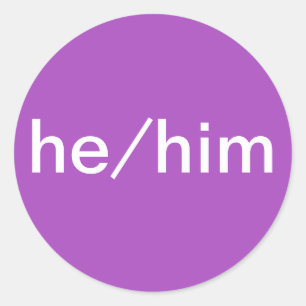 El/él Pegatina Pronoun para los nombres