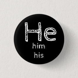 Él, Él, Su Botón Pronouns
