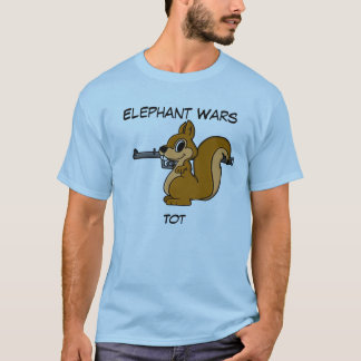 El elefante guerrea camisa de manga corta - bebé