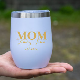 El elegante y personalizado día de la madre de oro