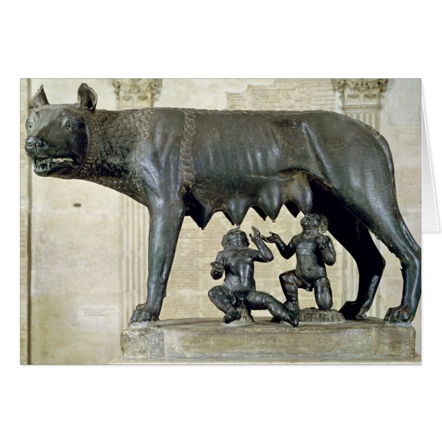 El Ella-Lobo de Capitoline (Anverso (Horizontal))