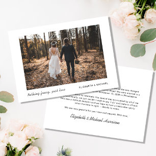 El Elopement Mínimo Ahora Fiesta Más Tarde Boda Fo