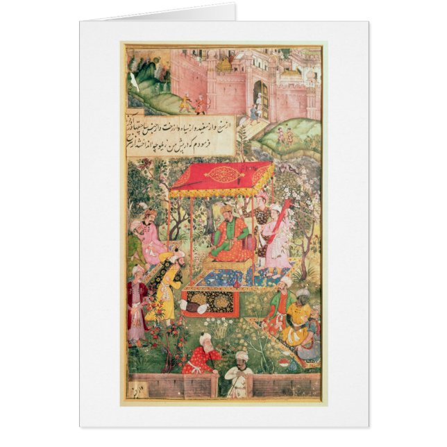 El emperador Babur del portalámparas gigante (Frente)