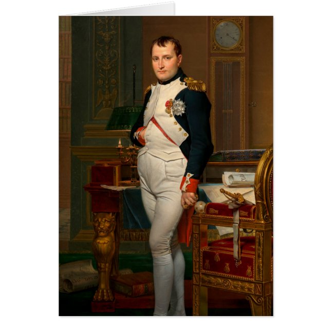 El emperador Napoleón en su estudio en las Tullerí (Frente)